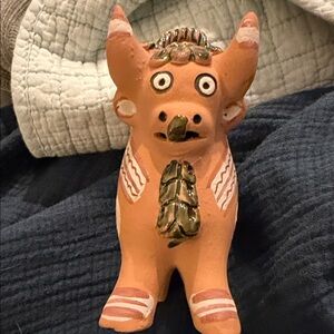 Handcrafted PucaraTerracotta Bull Figurine